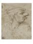 Caricature D'un Homme En Buste, Poitrine De Face by Leonard De Vinci Limited Edition Pricing Art Print