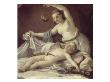 Psyche Reconnaissant L'amour Endormi by Joseph Marie Vien Limited Edition Print