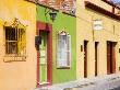 Colorful Houses Along Street, San Miguel De Allende, Guanajuato State, Mexico by Julie Eggers Limited Edition Pricing Art Print