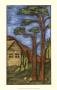 Wood-Carved Trees I by Jennifer Goldberger Limited Edition Pricing Art Print