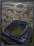 Texas Rangers V. San Francisco Giants, Game 5:  With Cowboys Stadium In The Background by Darren Carroll Limited Edition Print