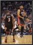 Miami Heat V Orlando Magic: Eddie House And Dwyane Wade by Mike Ehrmann Limited Edition Print