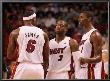 Washington Wizards V Miami Heat: Lebron James, Dwyane Wade And Chris Bosh by Mike Ehrmann Limited Edition Pricing Art Print