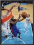 Detroit Pistons V New Orleans Hornets: Charlie Villanueva by Layne Murdoch Limited Edition Pricing Art Print