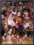 Detroit Pistons V Miami Heat: Will Bynum And Joel Anthony by Mike Ehrmann Limited Edition Print