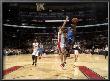 Oklahoma City Thunder V Toronto Raptors: Jeffgreen And Andreabargnani by Ron Turenne Limited Edition Print