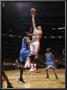 Oklahoma City Thunder V Toronto Raptors: Morris Peterson And Linas Kleiza by Ron Turenne Limited Edition Print