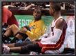 New Orleans Hornets V Miami Heat: Dwyane Wade And Chris Paul by Mike Ehrmann Limited Edition Print