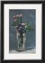 Carnations And Clematis In A Crystal Vase by Ã‰Douard Manet Limited Edition Print
