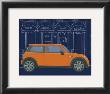 Orange Car by Miriam Bedia Limited Edition Pricing Art Print