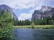 Bridalveil Falls (620 Feet) And The Merced River, Yosemite National Park, California Usa by David Kjaer Limited Edition Print