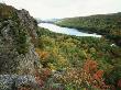 Porcupine Mountains Wilderness State Park In Autumn, Michigan, Usa by Larry Michael Limited Edition Print