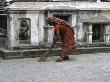 Woman Sweeping, Nepal by Michael Brown Limited Edition Pricing Art Print