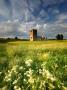 Knowlton Church, Dorset, Uk, With Cloudy Sky, Summer 2007 by Ross Hoddinott Limited Edition Print