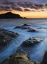 Twilight At Porth Ledden Near Land's End, Cornwall, Uk by Adam Burton Limited Edition Print