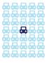 Blue Parking Lot by Avalisa Limited Edition Pricing Art Print
