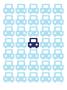 Blue Parking Lot by Avalisa Limited Edition Print