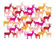 Warm Deer Pattern by Avalisa Limited Edition Pricing Art Print