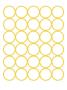Yellow Circles by Avalisa Limited Edition Print