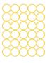 Yellow Circles by Avalisa Limited Edition Print