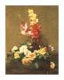 Gladioli And Roses by Henri Fantin-Latour Limited Edition Print