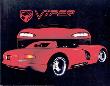 Red Dodge Viper by Rich Galvan Limited Edition Print