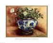 Miniature Roses In An Ornamental Vase by Wendy Wooden Limited Edition Print
