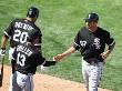 Chicago White Sox V Arizona Diamondbacks, Tucson, Az - March 07: John Danks And Ozzie Guillen by Christian Petersen Limited Edition Print