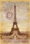 Eiffel Tower Sketch by Chad Barrett Limited Edition Print