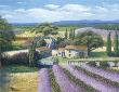 Lavender Fields by Jackie Thompson Limited Edition Pricing Art Print