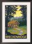 Breckenridge, Colorado - Cabin In Woods, C.2008 by Lantern Press Limited Edition Print