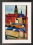 St. Mary's Church With Houses And Chimney by Auguste Macke Limited Edition Pricing Art Print