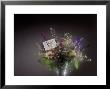 Bouquet Of Flowers In Vase With Thank You Note by Tim O'hara Limited Edition Print