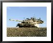 Us Marines Provide Security In An M1a1 Abrams Tank by Stocktrek Images Limited Edition Print