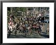 Bicycles In The Rush Hour, Kunming, Yunnan Province, China by Alain Evrard Limited Edition Print