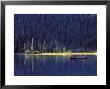Fishing On Waterfowl Lake, Banff National Park, Canada by Janis Miglavs Limited Edition Print