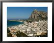 Resort Town View And Monte Monaco, San Vito Lo Capo, Sicily, Italy by Walter Bibikow Limited Edition Print