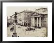 Piazza Della Borsa, In Trieste, Italy, With The Palazzo Della Borsa Vecchia by Giuseppe Wulz Limited Edition Print