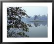 Pagoda In Centre Of Ho Hoan Kiem Lake by Dan Gair Limited Edition Print