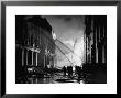 London Auxiliary Fire Service Working On A Fire Near Whitehall Caused By Incendiary Bomb by William Vandivert Limited Edition Pricing Art Print