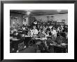 Classroom Scene At School For St. Teresa Church In New Building by Bernard Hoffman Limited Edition Pricing Art Print
