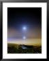 Moonset Over The Sea With Pleiades Cluster by Stocktrek Images Limited Edition Print