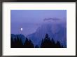 The Moon Rises Over Half Dome In Yosemite National Park by Marc Moritsch Limited Edition Pricing Art Print