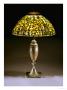 A Daffodil Leaded Glass And Bronze Table Lamp by Tiffany Studios Limited Edition Print