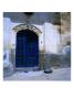 Deep Blue Door In The Village Of Mustafapasa, Cappadocia, Nevsehir, Turkey by Wes Walker Limited Edition Pricing Art Print