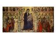 Madonna Enthroned (Front Of The Maesta Altar) by Duccio Di Buoninsegna Limited Edition Print