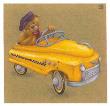 Le Taxi Jaune by Raphaele Goisque Limited Edition Print