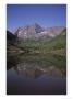 The Maroon Bells Look At Themselves In The Reflection Of The Lake, Aspen, Colorado by Taylor S. Kennedy Limited Edition Print