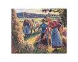 Haymakers, Evening, Eragny, 1893 by Camille Pissarro Limited Edition Print