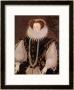 Portrait Of Elizabeth Sydenham, Lady Drake, Circa 1585 by George Gower Limited Edition Print